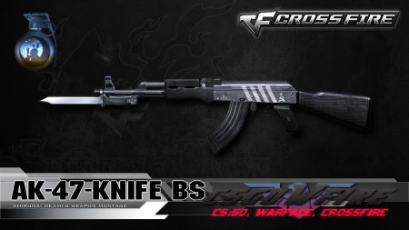 -  CrossFire 2017  AK-47 Knife BS   Rabbit-G