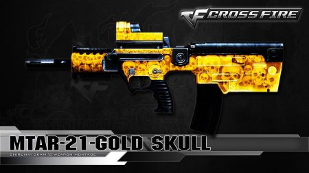 -  CrossFire 2017  MTAR-21-Gold Skull