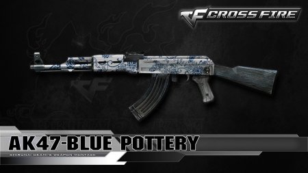 Промо-код для CrossFire 2017 на калаш АК-47 Blue Pottery